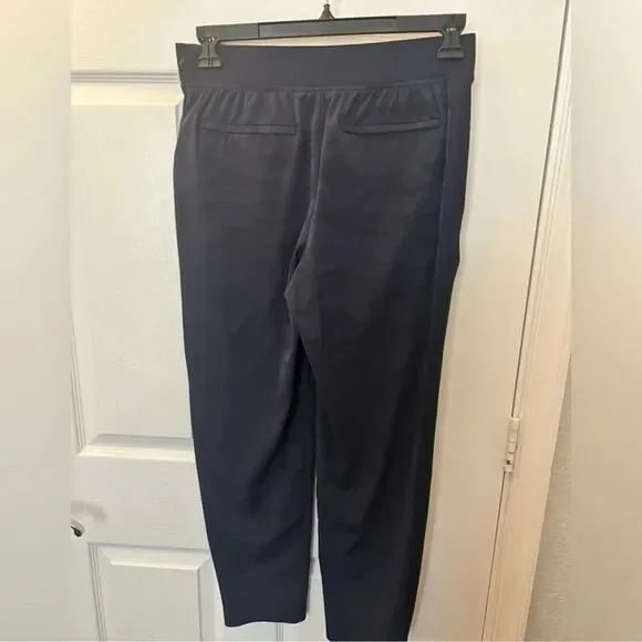 Athleta Brooklyn Ankle Pant Navy Joggers Size 8 - Picture 5 of 5